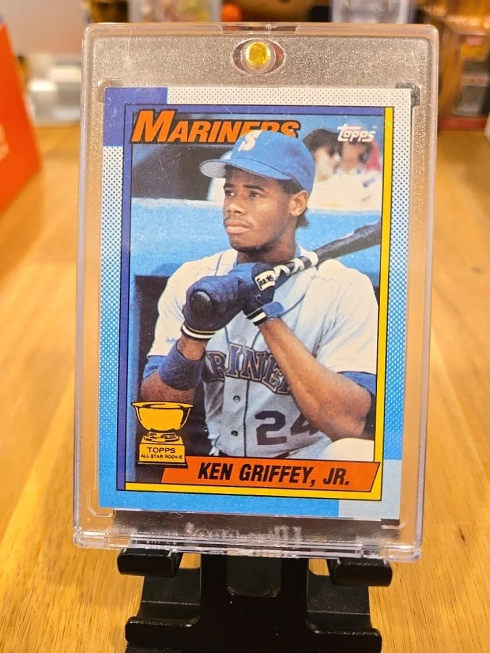Ken Griffey Jr Topps 1989 Seattle Mariners All Star Rookie Card Bloody Forearm🔥